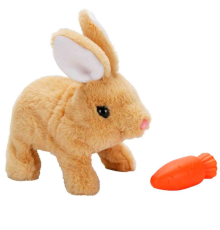 Sesli ve Hareketli Peluş Tavşan