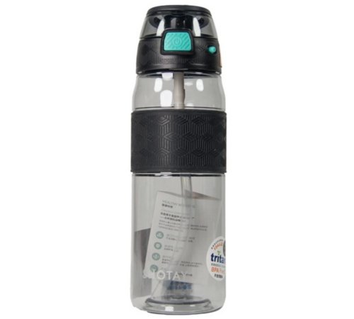 Shotay Şeffaf Kapaklı Şeritli Tritan Matara 800 ml Shotay Şeffaf Kapaklı Şeritli Tritan Matara 800 ml