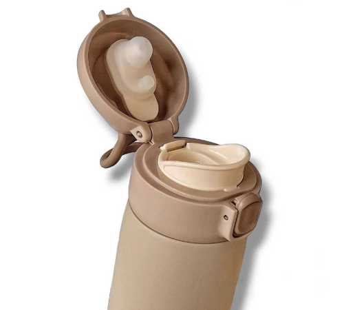 ShotaySilikonAskılıÇelikTermosMatara420ml8006 ShotaySilikonAskılıÇelikTermosMatara420ml8006