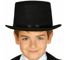 Sihirbaz Şapkası Çocuk Boy Siyah Renk