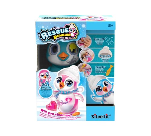 SIL 88652 Silverlit Rescue Interactive Penguen Mavi SIL 88652 Silverlit Rescue Interactive Penguen Mavi