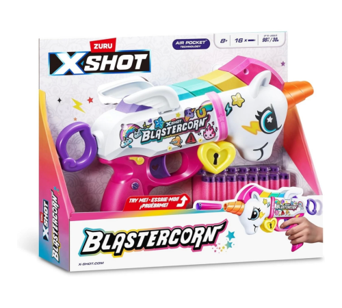 Silah Sünger Atan Blastercorn Seri 1 16 Mermili Silah Sünger Atan Blastercorn Seri 1 16 Mermili