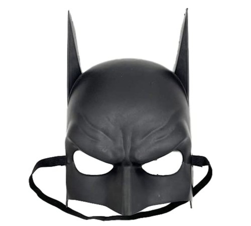Siyah Renk Çocuk Boy Arkadan Lastikli Batman Maskesi A Kalite 20x14 cm Siyah Renk Çocuk Boy Arkadan Lastikli Batman Maskesi A Kalite 20x14 cm