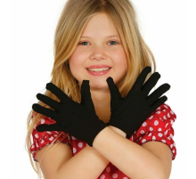 Siyah Renk Likralı 23 Nisan 29 Ekim 19 Mayıs Gösteri Bando Eldiveni 10 Çift ( 20 Adet )