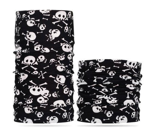 Siyah Renk Üzeri Beyaz Kemik Kafatası İskelet Baskılı Baf Buff Bandana 30x48 cm Siyah Renk Üzeri Beyaz Kemik Kafatası İskelet Baskılı Baf Buff Bandana 30x48 cm