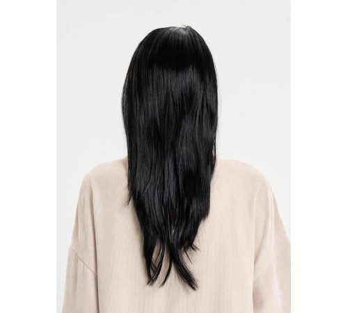 Siyah Renk Uzun Parti Peruğu