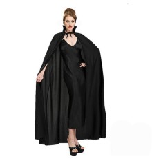   Siyah Yakalı Yetişkin Pelerin 120 cm
