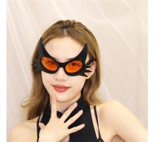 SiyahRenkBıyıkTasarımlıKediGözlüğü19x11cm