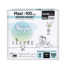 Sleepy Bio Natural Bebek Bezi Gross Paket 4 Beden 100 Adet