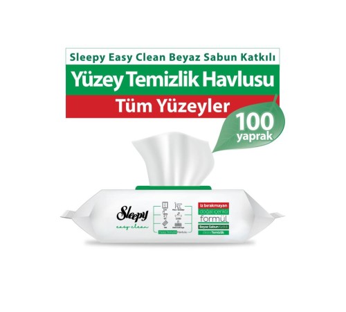 Easy Clean Yüzey Temizlik Havlusu 100 Adet Easy Clean Yüzey Temizlik Havlusu 100 Adet