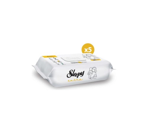 Sleepy Ekstra Islak Havlu Mendil 5x90 450 Yaprak Sleepy Ekstra Islak Havlu Mendil 5x90 450 Yaprak