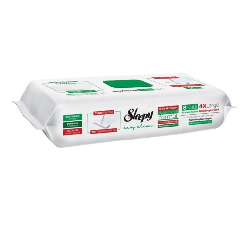 Sleepy Yer Temizlik Havlusu Mop Uyumlu 50 Adet Beyaz Sabun Sleepy Yer Temizlik Havlusu Mop Uyumlu 50 Adet Beyaz Sabun