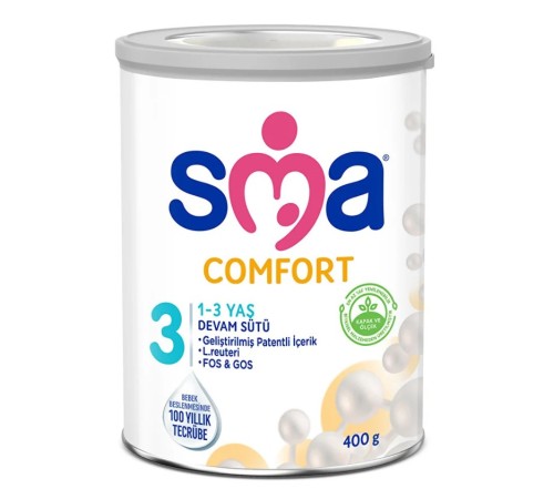 SMA Comfort 3 Devam Sütü 1-3 Yaş 400 Gr SMA Comfort 3 Devam Sütü 1-3 Yaş 400 Gr