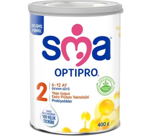 SMA Optipro Probiyotik 2 Bebek Devam Sütü 6-12 Ay 400 Gr SMA Optipro Probiyotik 2 Bebek Devam Sütü 6-12 Ay 400 Gr