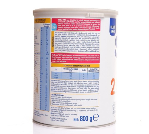 SMA Optipro Probiyotik 2 Bebek Devam Sütü 6-12 Ay 400 Gr SMA Optipro Probiyotik 2 Bebek Devam Sütü 6-12 Ay 400 Gr