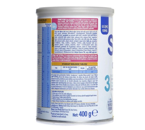 SMA Optipro Probiyotik 3 Bebek Devam Sütü 1-3 Yaş 400 Gr SMA Optipro Probiyotik 3 Bebek Devam Sütü 1-3 Yaş 400 Gr