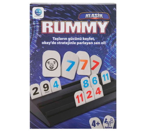 Smile Games Klasik Rummy Kutu Oyunu S00004595 Smile Games Klasik Rummy Kutu Oyunu S00004595