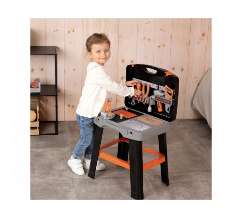 Smoby Black & Decker OBY B+D Bricolo Akıllı Çalışma Tezgahı Smoby Black & Decker OBY B+D Bricolo Akıllı Çalışma Tezgahı