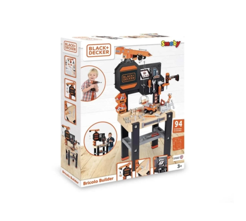 Smoby Black & Decker Vinçli Çalışma Tezgahı 360731 Smoby Black & Decker Vinçli Çalışma Tezgahı 360731