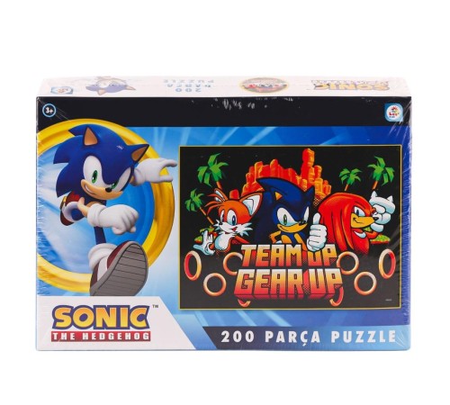 SO0053 Sonic 200 Parça Puzzle -Laçokids SO0053 Sonic 200 Parça Puzzle -Laçokids