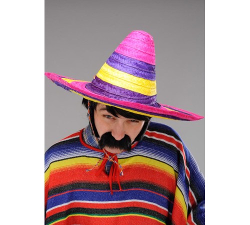 Sombrero Meksika Şapkası Renkli Örme Hasır Yetişkin Boy Sombrero Meksika Şapkası Renkli Örme Hasır Yetişkin Boy