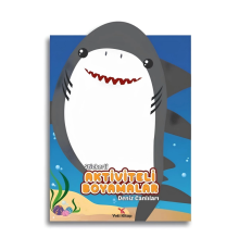 Stickerli Aktivite ve Boyamalar Deniz Canlıları