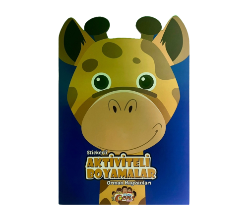 Stickerlı Aktivite ve Boyamalar Orman Hayvanları