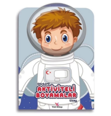 Stickerli Aktivite ve Boyamalar Uzay