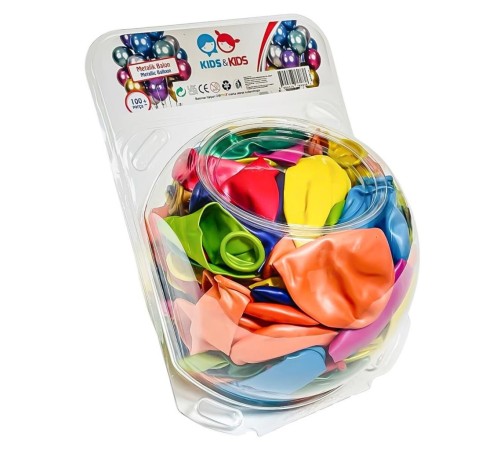 STR-117 Metalik Karışık Renk 100lü Balon STR-117 Metalik Karışık Renk 100lü Balon