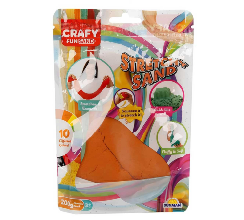 Streç Oyun Kumu Turuncu 200 gr Streç Oyun Kumu Turuncu 200 gr