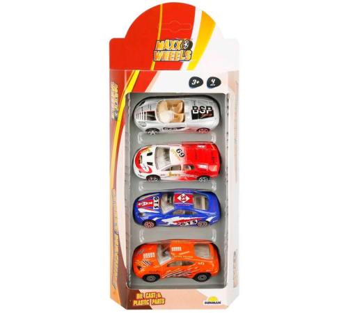 Street Machine 4'lü Mini Araçlar