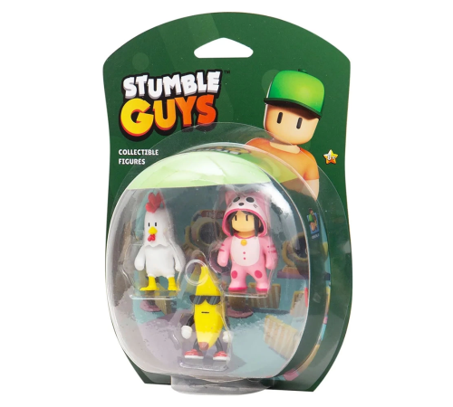 Stumble Guys 3'lü Figür Set Stumble Guys 3'lü Figür Set