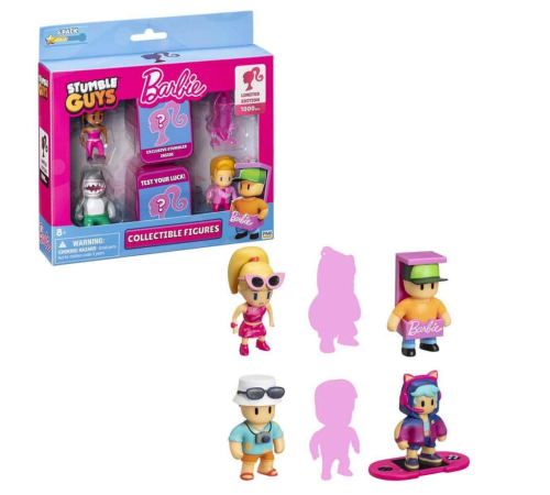 Stumble Guys x Barbie 6’lı Figür Seti Stumble Guys x Barbie 6’lı Figür Seti
