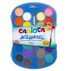 Sulu Boya 30 mm. Fırçalı 24'lü