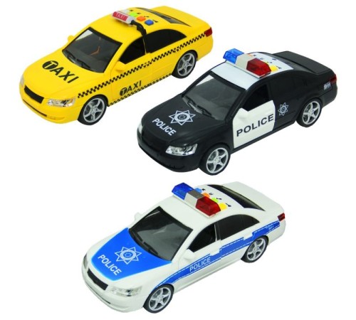 Sunman 1:16 Sesli Işıklı Polis ve Taksi