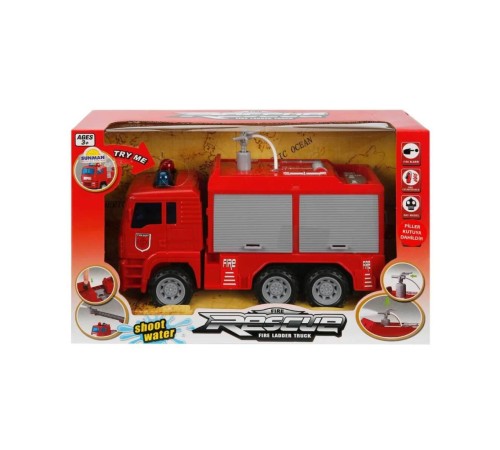 Sunman Sesli ve Işıklı Su Fışkırtan İtfaiye Aracı 24 cm