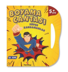 Süper Kahramanlar Boyama Çantası