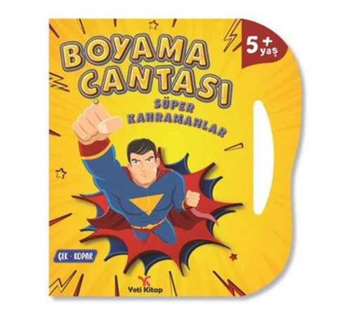 Süper Kahramanlar Boyama Çantası Süper Kahramanlar Boyama Çantası
