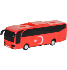 Sürtmeli Türk Bayraklı Otobüs