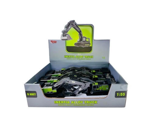 SZT-8887 Sürtmrli Metal İnşaat Aracı Ekskavatör 1 55 SZT-8887 Sürtmrli Metal İnşaat Aracı Ekskavatör 1 55