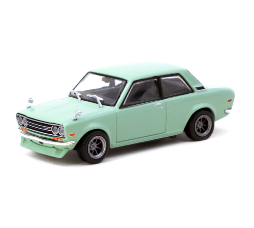 Tarmac Works 1/64 Datsun 510 Light Green Tarmac Works 1/64 Datsun 510 Light Green