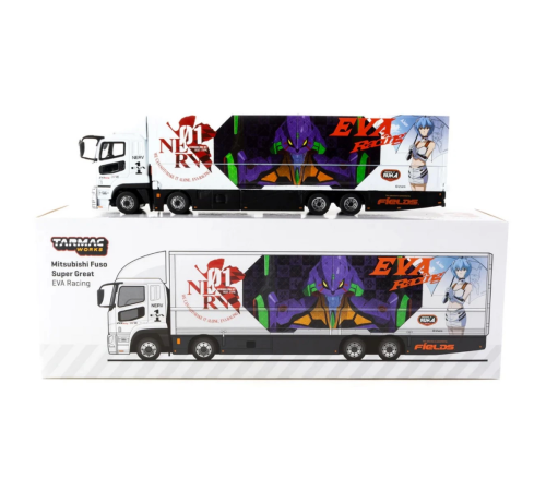 Tarmac Works 1/64 Mitsubishi Fuso Super Great EVA Racing Tarmac Works 1/64 Mitsubishi Fuso Super Great EVA Racing