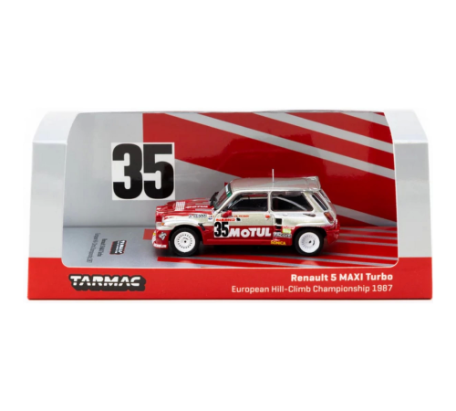 Tarmac Works 1/64 Renault 5 MAXI Turbo European Hill-Climb Championship 1987 Giovanni Rossi Tarmac Works 1/64 Renault 5 MAXI Turbo European Hill-Climb Championship 1987 Giovanni Rossi