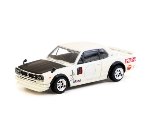 Tarmac Works 1/64 Skyline HT 2000GT-R White Tarmac Works 1/64 Skyline HT 2000GT-R White