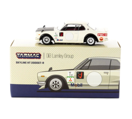 Tarmac Works 1/64 Skyline HT 2000GT-R White Tarmac Works 1/64 Skyline HT 2000GT-R White