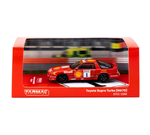 Tarmac Works 1/64 Toyota Supra Turbo (MA70) BTCC 1988 Chris Hodgetts Tarmac Works 1/64 Toyota Supra Turbo (MA70) BTCC 1988 Chris Hodgetts