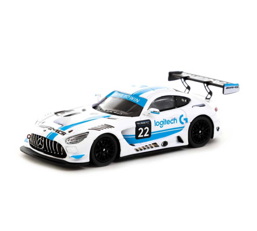 Tarmac Works 1:64 X Logitech Mercedes AMG GT3 Logitech G Race with Plastic Truck Packaging Tarmac Works 1:64 X Logitech Mercedes AMG GT3 Logitech G Race with Plastic Truck Packaging