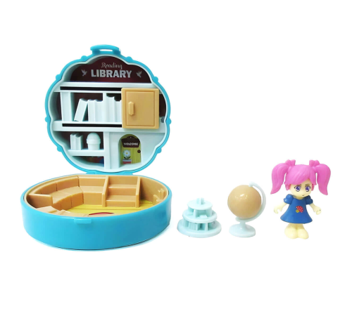 Taşınabilir Dollhouse Mini Figür Sürpriz Paket Taşınabilir Dollhouse Mini Figür Sürpriz Paket