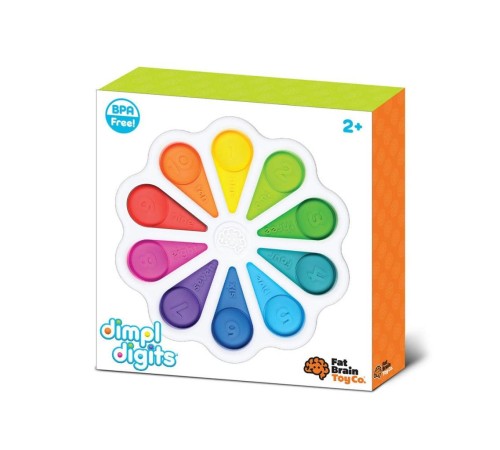TFB275 Fat Brain Toys, Dimpl Rakamlı Duyu Düğmeleri TFB275 Fat Brain Toys, Dimpl Rakamlı Duyu Düğmeleri