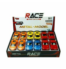 TIN-80133-12 Çekbırak 1:36 Die Cast Spor Araba - Vardem Oyuncak